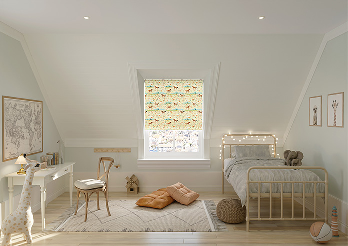 Prairie Horses, Amber Acres - Motorised Roman Blind - Image 8
